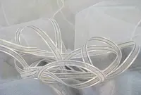 Organza Ribbon - 10mm White