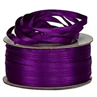 3mm Double Sided Satin<br>Purple x 50mtr
