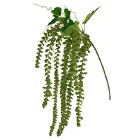 Artificial Amaranthus Hanging Spray<br>Green