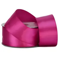 38mm Double Sided Satin<br>Cerise x 25mtr