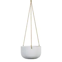 Ceramic Hanging Flo Bowl<br>White 14cm