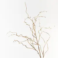 Artificial Curly Willow Twig Spray<br>Sand
