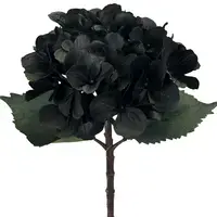 Artificial Ebony Hydrangea<br>Black