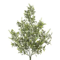 Artificial Tea Leaf Mix Bush<br>Grey/Green