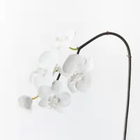 Artificial Phalaenopsis Mini Orchid<br>Winter White 51cm