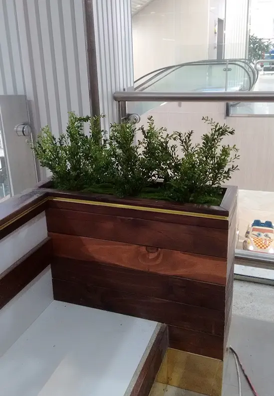 1. Cafe Planter Boxes