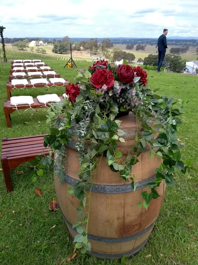 Barrel Top Arrangements...