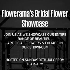 💐 Bridal Flower Showcase Day 💐
Calling all brides-to-be! ✨

Join us for an enchanting day filled with blooms, beauty, and bridal inspiration at our Bridal Flower Showcase! 🌸 

📲 RSVP now via the link in our bio

Whether you're dreaming of classic elegance or modern romance, explore our stunning floral designs 💐

📅 Date: Sunday 20th July, 2025
🕒 Time: 10am - 1pm
📍 Location: Flowerama, Unit 27/ Gladstone Rd, Castle Hill

✨ What to Expect:
🌷 Beautiful floral displays
💍 Bridal bouquet samples
🤍 Styling tips & Q&A with our floral team
🎁 Special discounts + giveaways!
☕🧁 Tea/Coffee and delicious cake samples from our friends @jk_cakedesigns
& @parisdianacakes

Bring your bride tribe and let’s make your wedding floral dreams come true! 💫

#BridalShowcase #WeddingFlowers #BridalInspo #WeddingPlanning #FlowerGoals #FloralDesign #BridalEvent #weddingshowcase2025