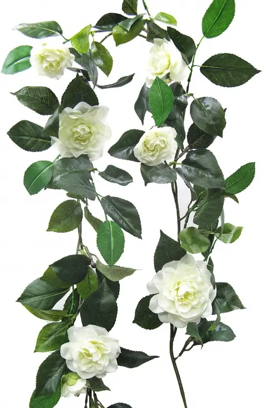 Main Image Artificial Camellia Garland <br>White