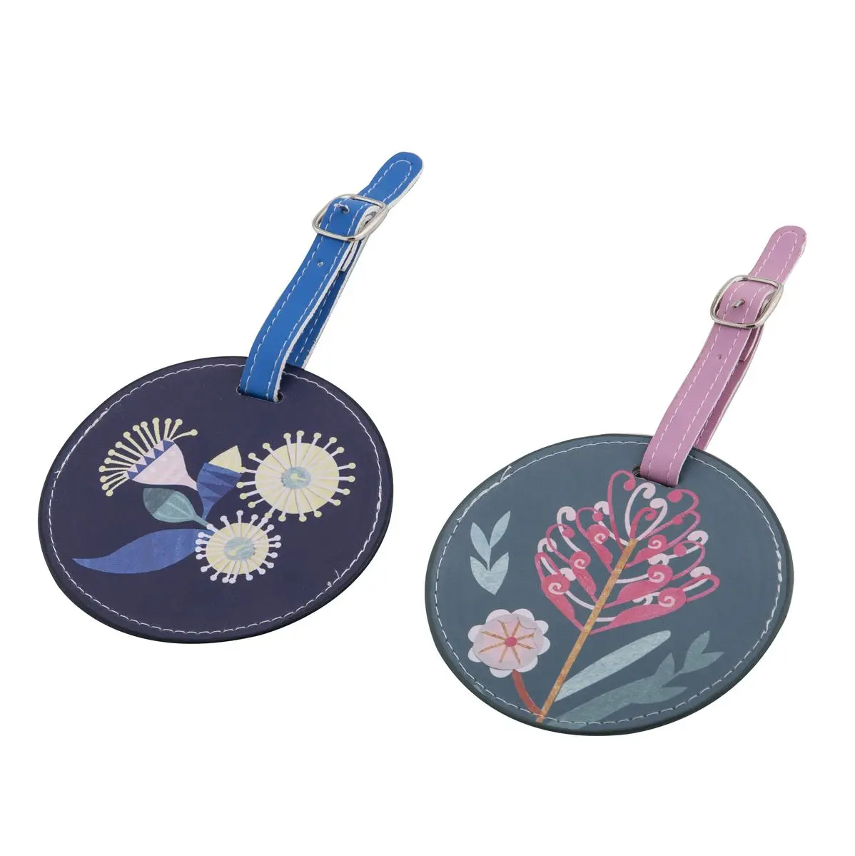 1. Flora Luggage Tags