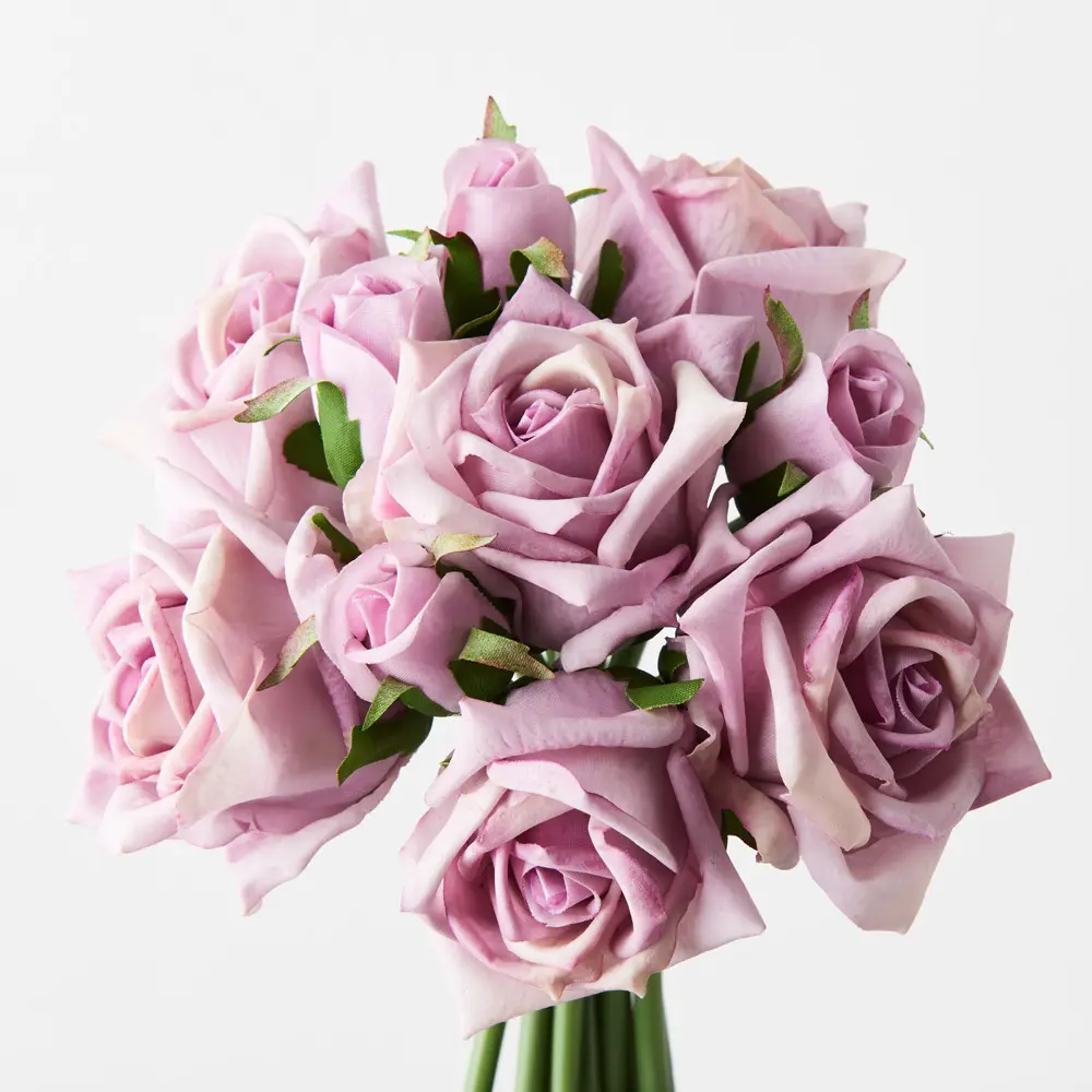 Artificial Cici Rose Bouquet<br>Lavender