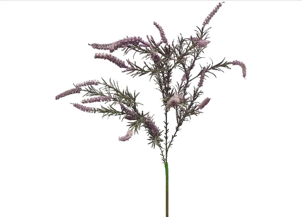 Artificial Amaranthus Salvia Spray<br>Purple