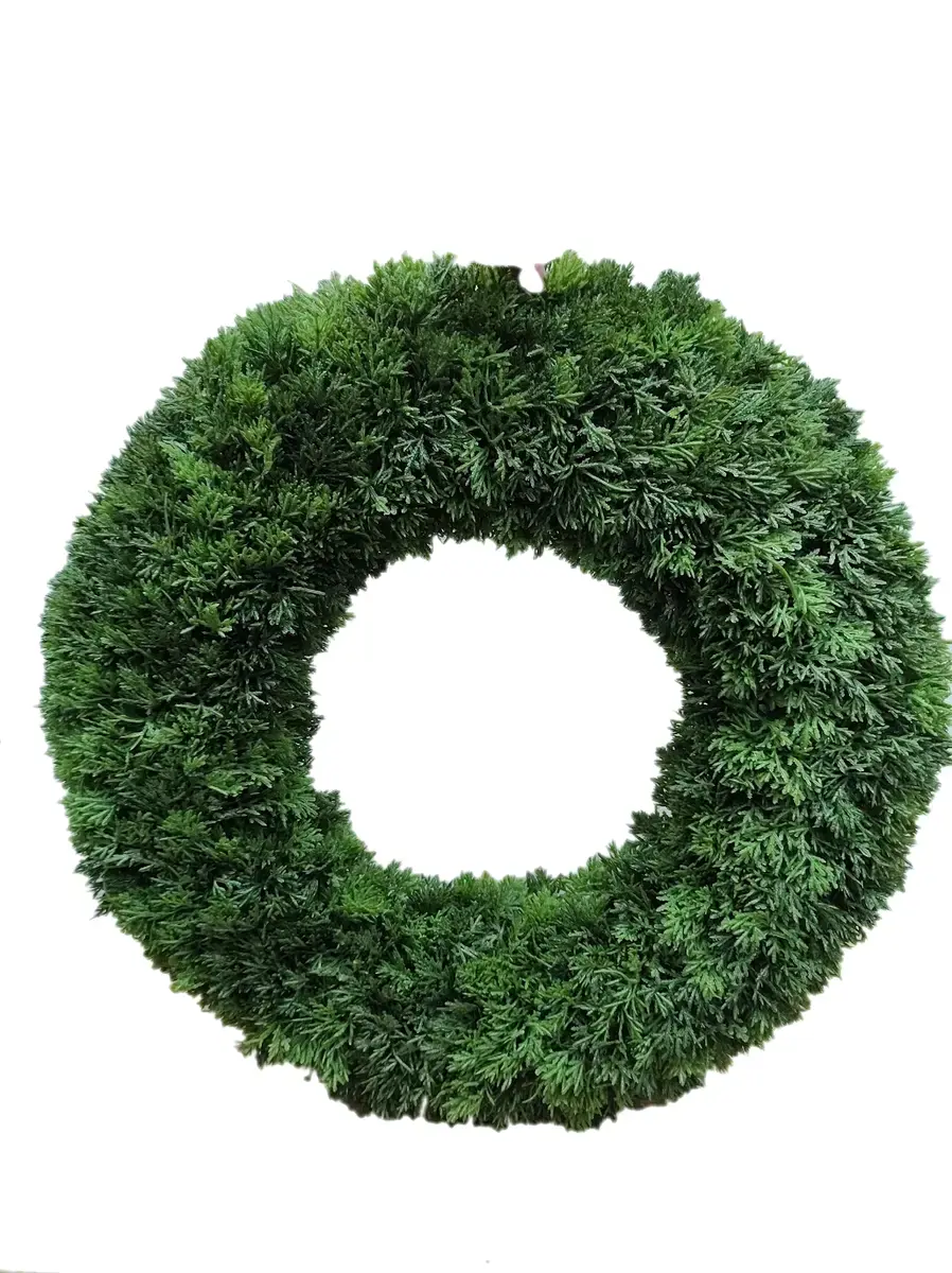 Main Image Artificial Cedar Pine Wreath<br>Round