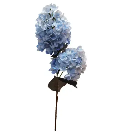 Artificial Cone Hydrangea Spray<br>Blue
