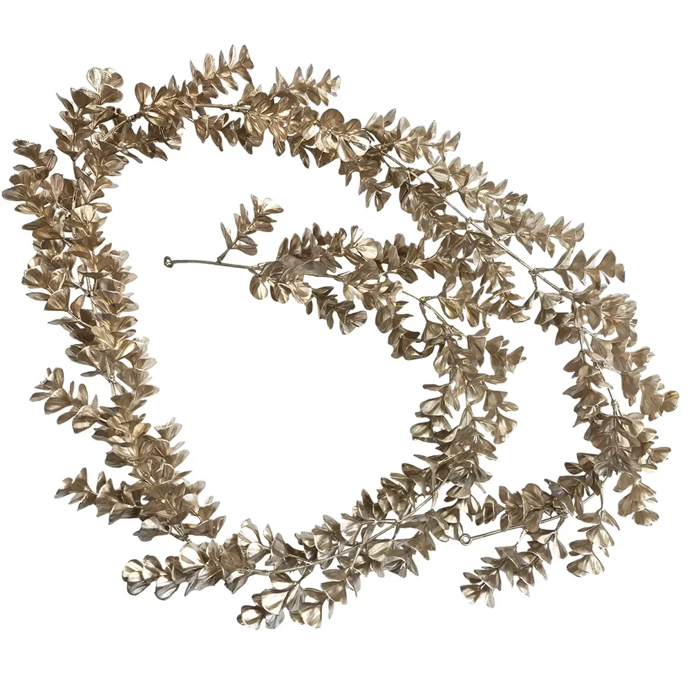 Artificial Eucalyptus Garland<br>Champagne 1.95m
