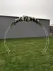 Round Metal Arch with Greenery & Floral Display thumbnail