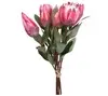 Artificial Protea Bouquet<br>Pink thumbnail