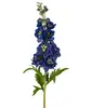 Artificial Delphinium Flower Spray<br>Dark Blue thumbnail