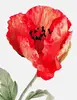 1. Artificial Poppy Spray x5<br>Red thumbnail