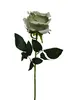 Artificial Velvet Rose<br>Antique Green thumbnail