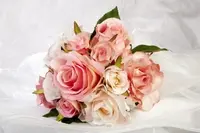 Artificial Wedding Flowers<br>Mixed Rose 