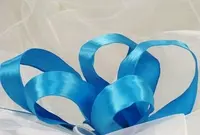 Satin Ribbon - 38mm Aqua