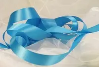 Satin Ribbon - 25mm Aqua
