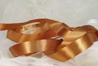 Satin Ribbon - 25mm Bronze