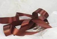 Satin Ribbon - 25mm Chocolate