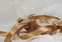 Satin Ribbon - 15mm Gold