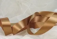 Satin Ribbon - 25mm Gold