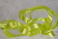 Satin Ribbon - 15mm Lime