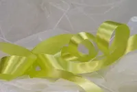 Satin Ribbon - 25mm Lime