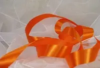Satin Ribbon - 25mm Orange