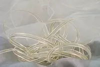 Organza Ribbon - 10mm Cream