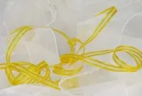 Organza Ribbon - 10mm Gold/Yellow