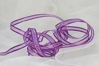 Organza Ribbon - 10mm Regal Purple