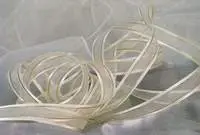 Organza Ribbon - 15mm Cream