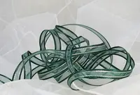 Organza Ribbon - 10mm Hunter Green