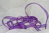Organza Ribbon - 10mm Regal Purple