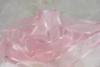 Organza Ribbon - 22mm Baby Pink