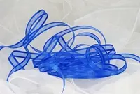 Organza Ribbon - 10mm Royal Blue