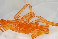 Organza Ribbon - 10mm Orange