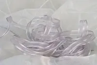 Organza Ribbon - 10mm Silver