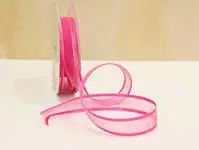 Organza Ribbon - 15mm Hot Pink