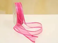 Organza Ribbon - 23mm Hot Pink