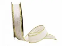 Hessian Gold Edge - 25mm