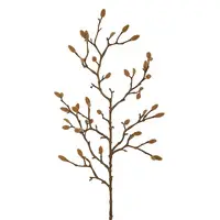 Artificial Magnolia Bud Branch<br>Natural - 74cm