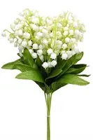 Artificial Lily of the Valley<br>White