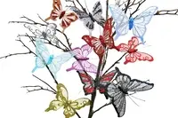 Artificial Glitter Butterfly Small - <br>Assorted